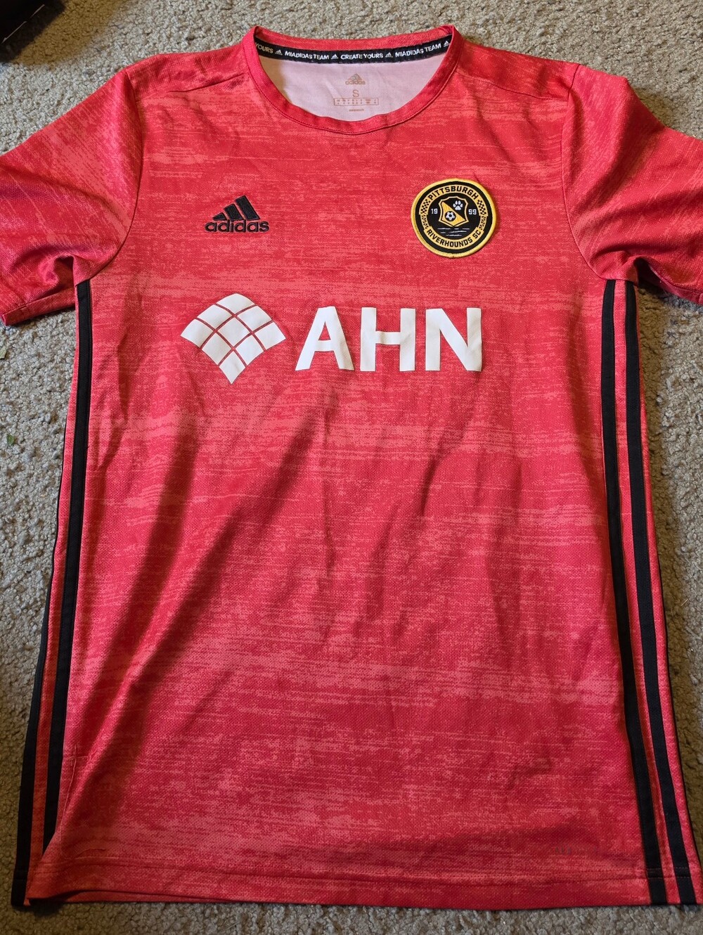 Pittsburgh Riverhounds 2021 Men's Adidas Jersey - Size Small